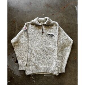 Vintage Stockholm style Quarter Zip sweater